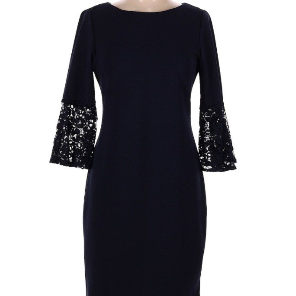 Sharagano Black Dress